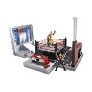 Wwe Micro Aggression Crash and Bash Playset and Cage Match